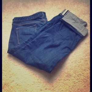 Banana Republic blue jean capris.