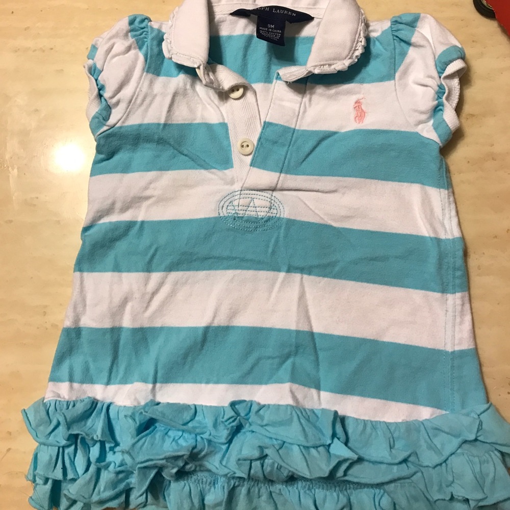 Baby girls Ralph Lauren dress Sz 9mo