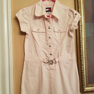 Guess pink dress. So cute.