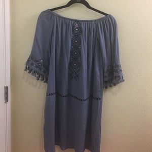 Off the shoulder dress