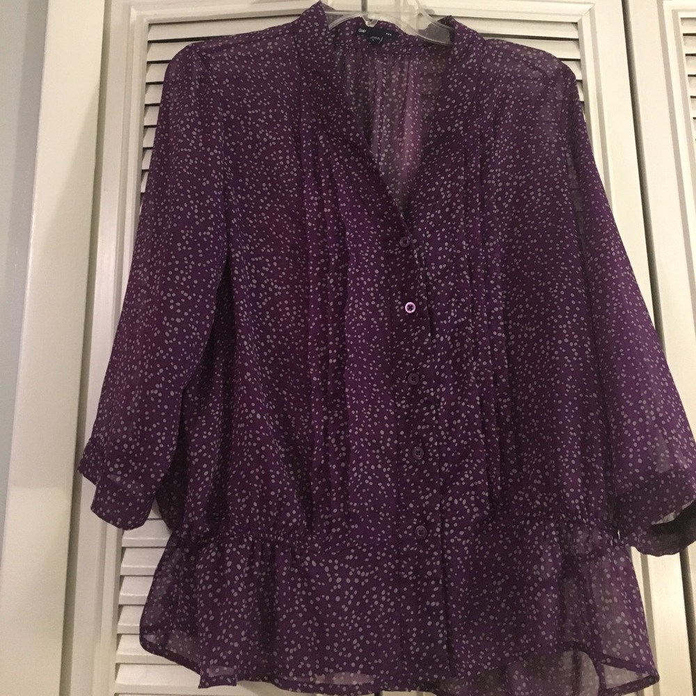 Gap button up blouse