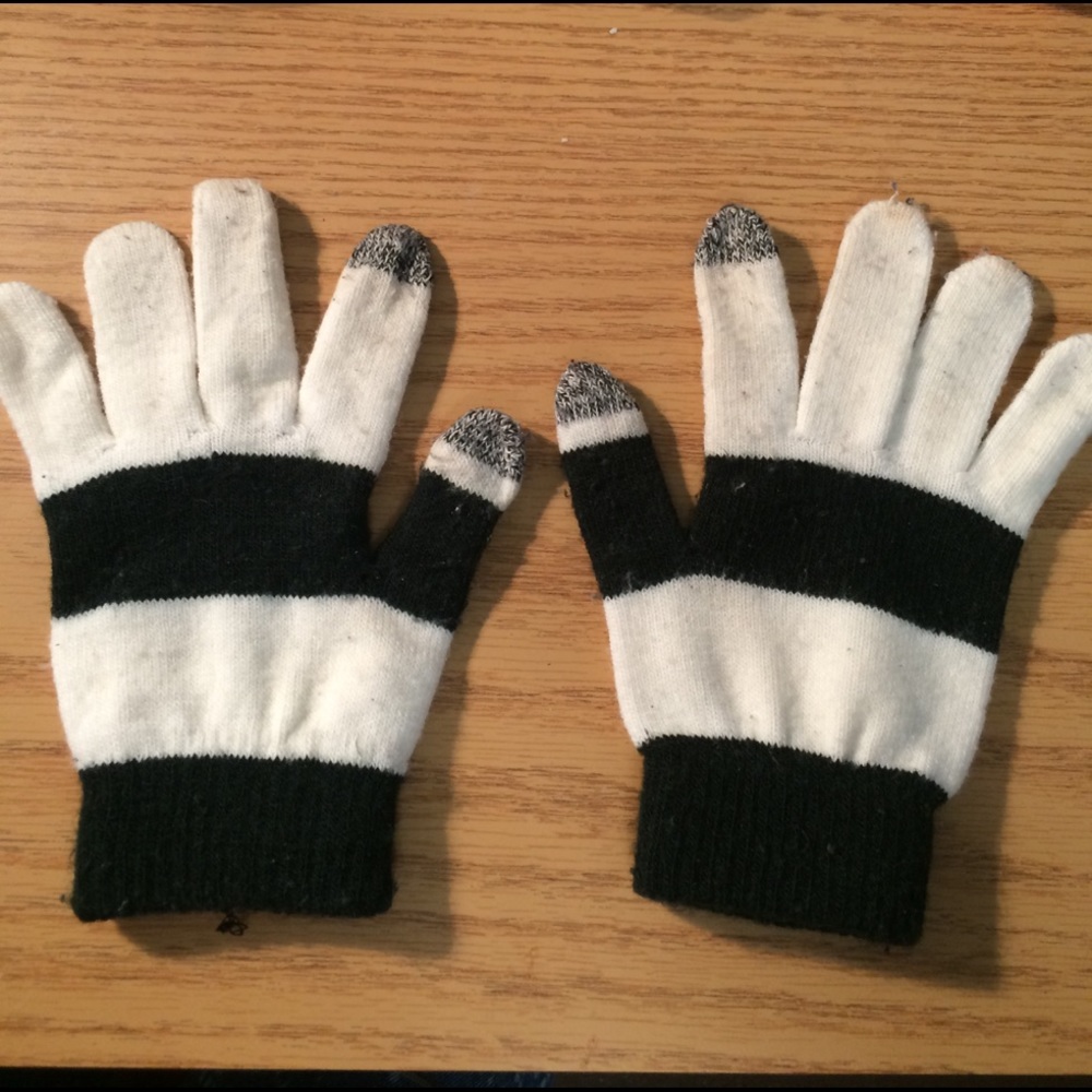 Striped Gloves