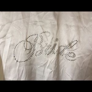 Victoria's Secret Bride Satin Robe