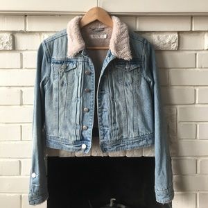 Mink Pink lined denim jacket