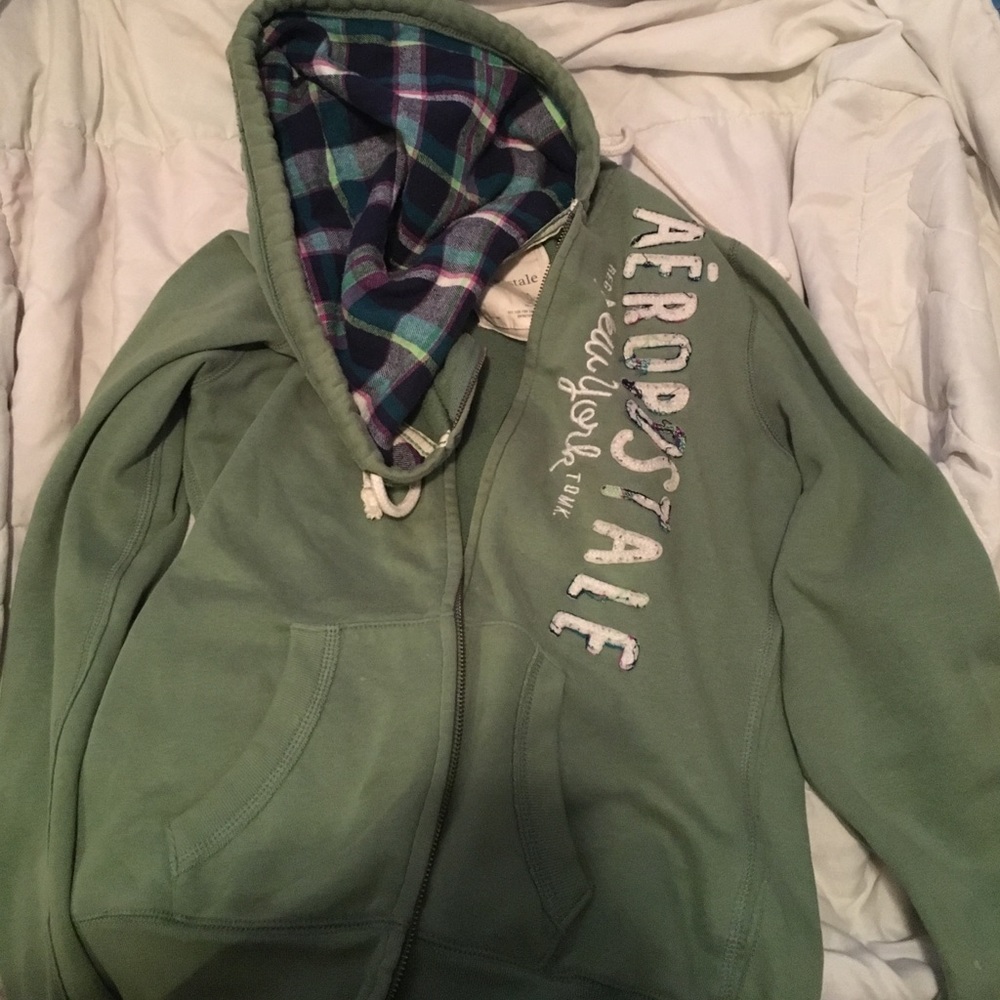Aeropostale green hoodie