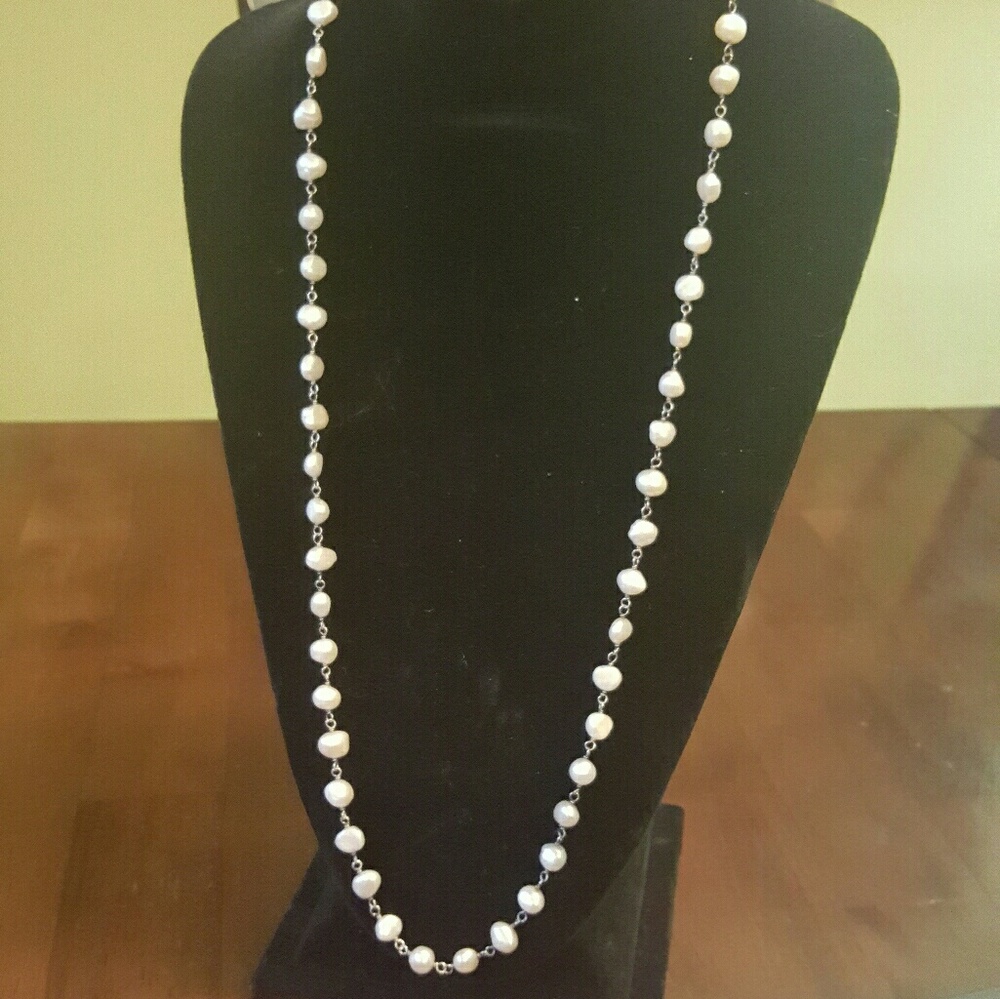 Silpada Freshwater pearl and Sterling Silver neckl