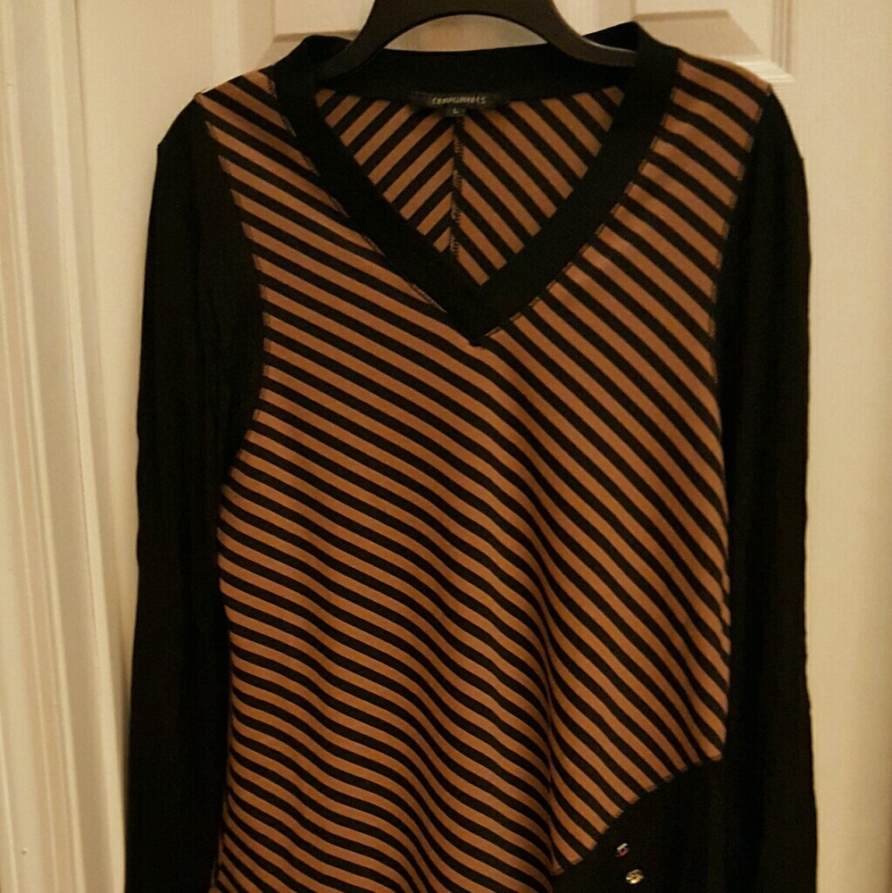Black and tan Tunic