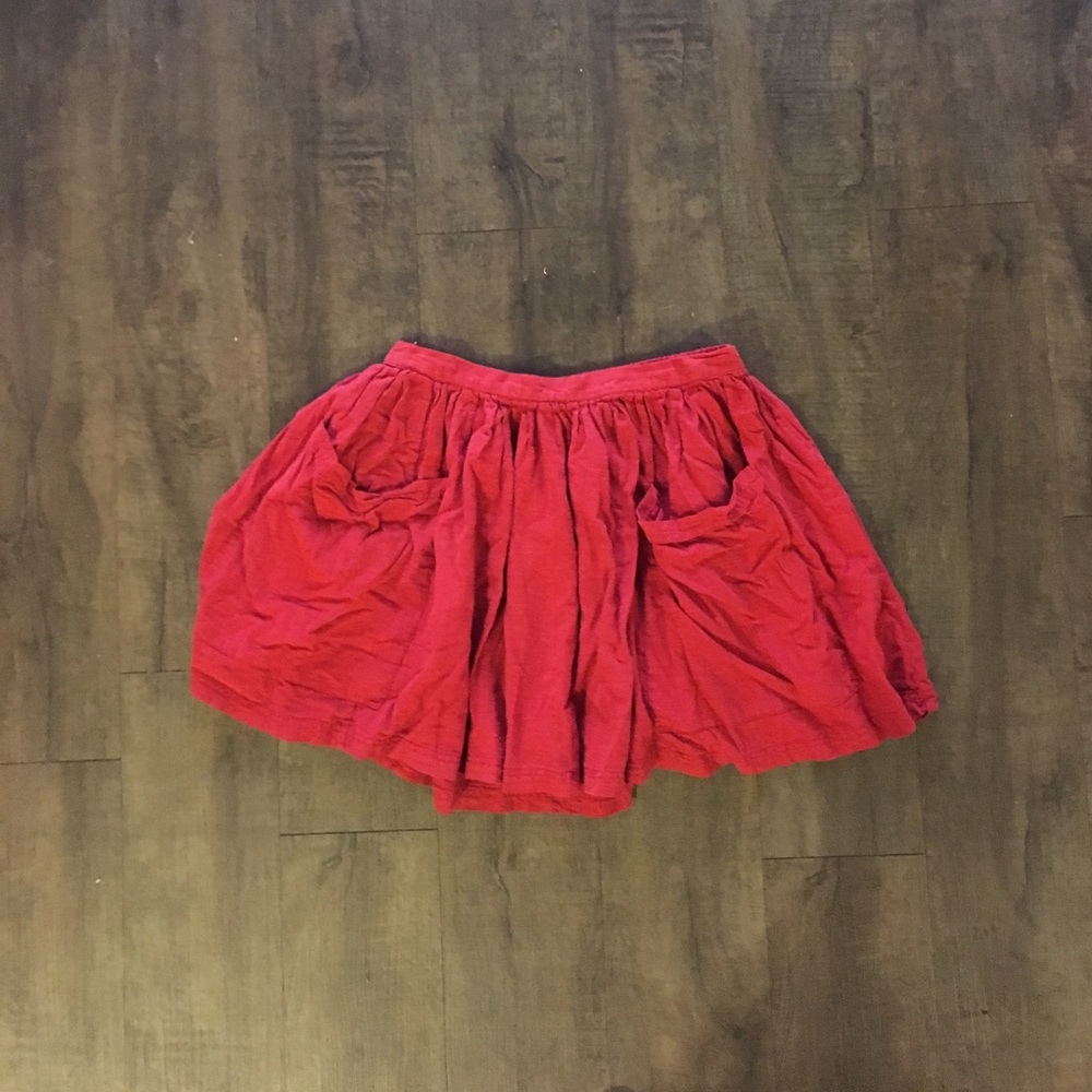 red skirt