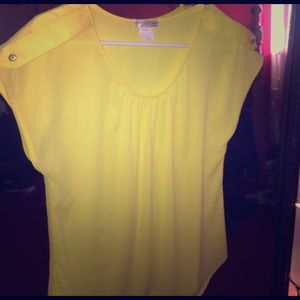Yellow blouse