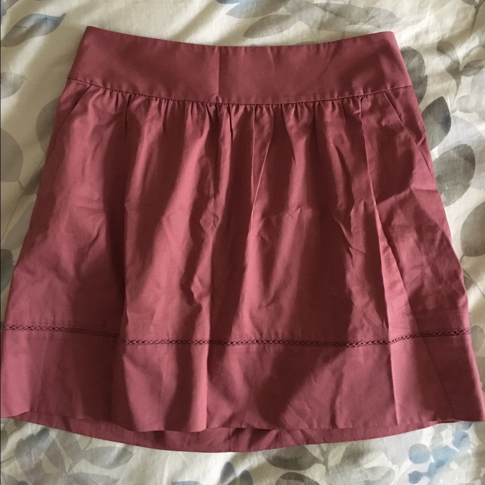 LOFT Poplin Skirt