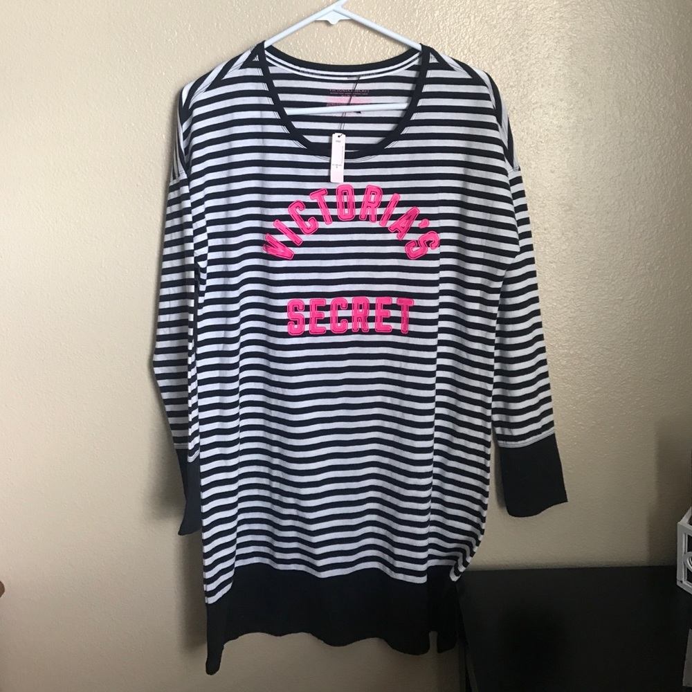 Victoria Secret pajamas long sleeve t dress