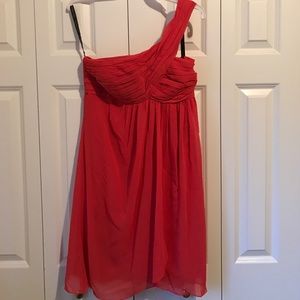 One shoulder cocktail dress