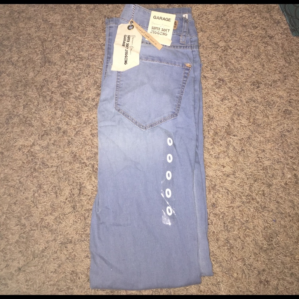 Light blue garage super soft jegging