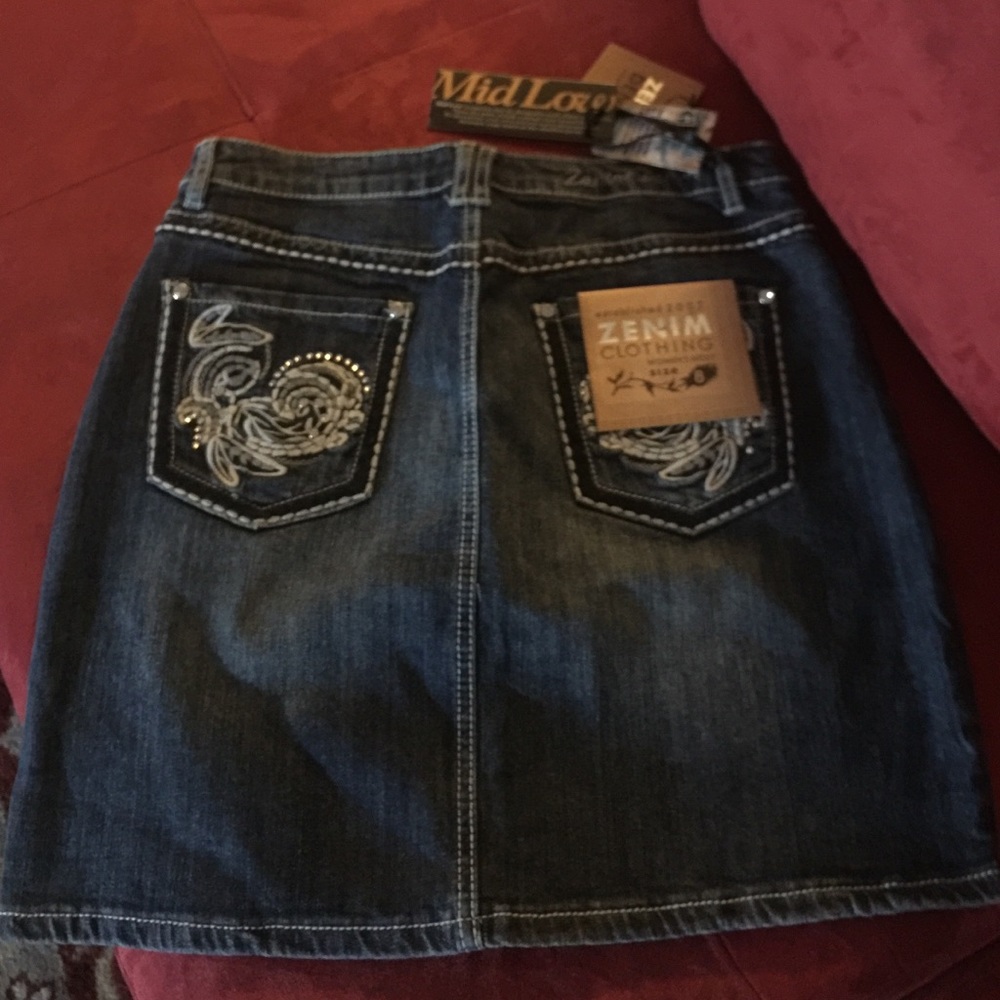 Zenim Denim size 8 length 18 new bling