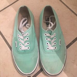 Mint Green Vans Sneakers