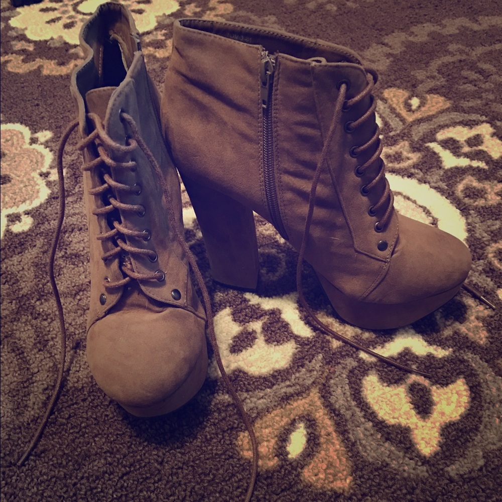 High Heeled Booties