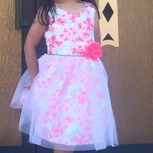 Beautiful floral and tulle dress