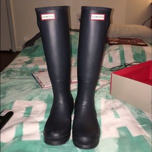 Original tall Hunter rain boots!