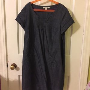 Boden navy blue shift dress