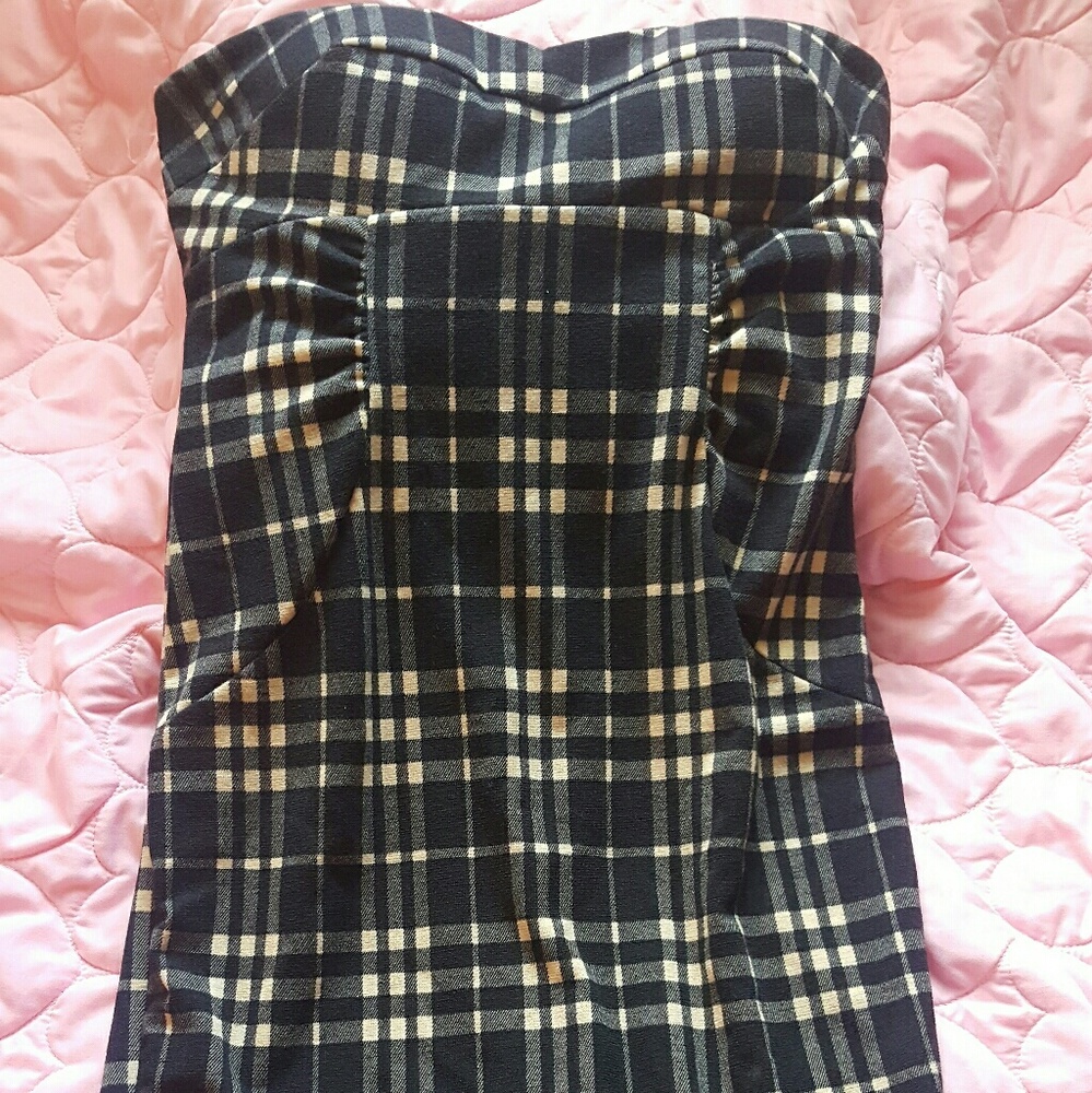 ANGL Strapless Dress