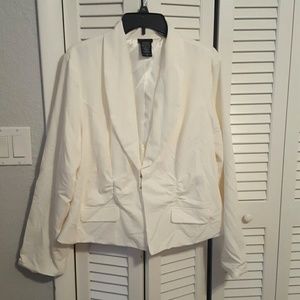 Torrid White Blazer