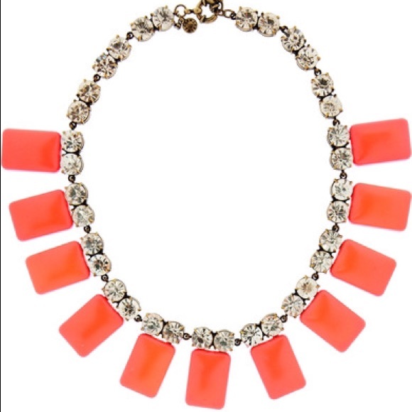J. Crew Factory Jewelry - J.Crew Crystal & Resin Tile Necklace