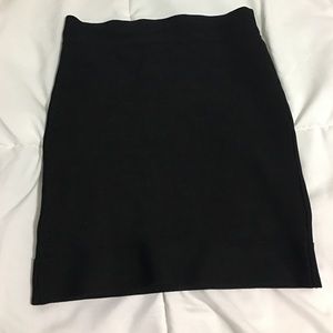 BCBG Max Azria black power skirt