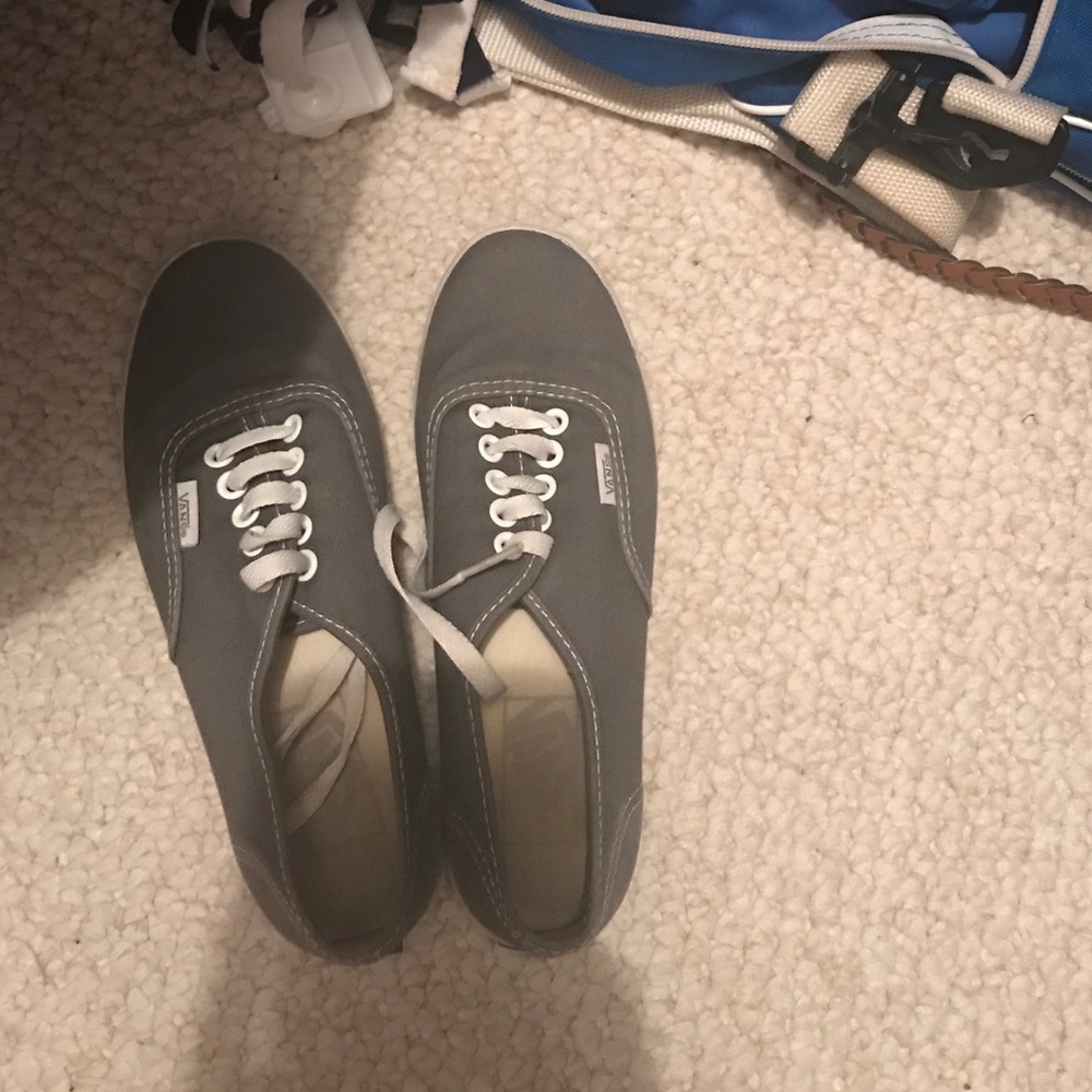 Grey vans a little used