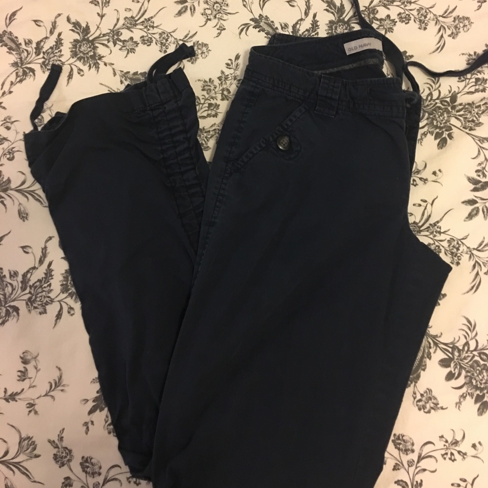 Navy cargo pants