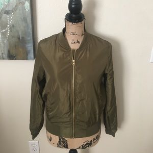 🖐SOLD🖐 Olive Bomber Jacket- Brand New