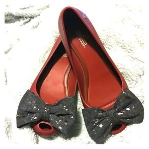 Mini Melissa Red flats