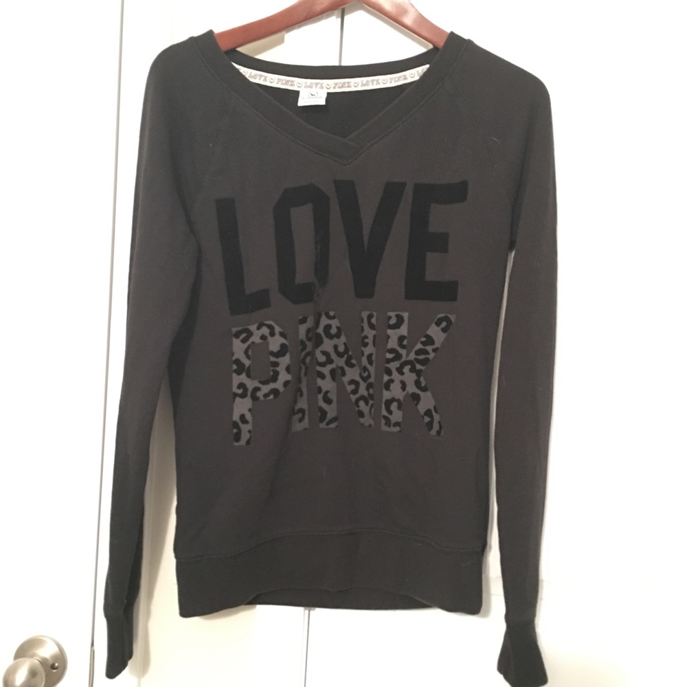 Victoria's Secret PINK black pullover