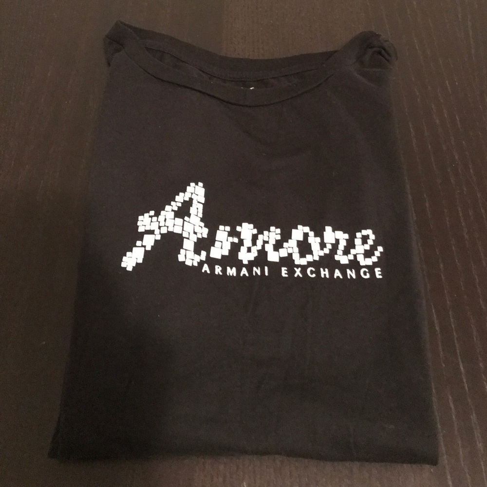 ARMANI EXCHANGE Black Tee