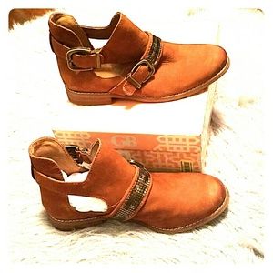 Gianni bini rock steady gingerbread booties 8