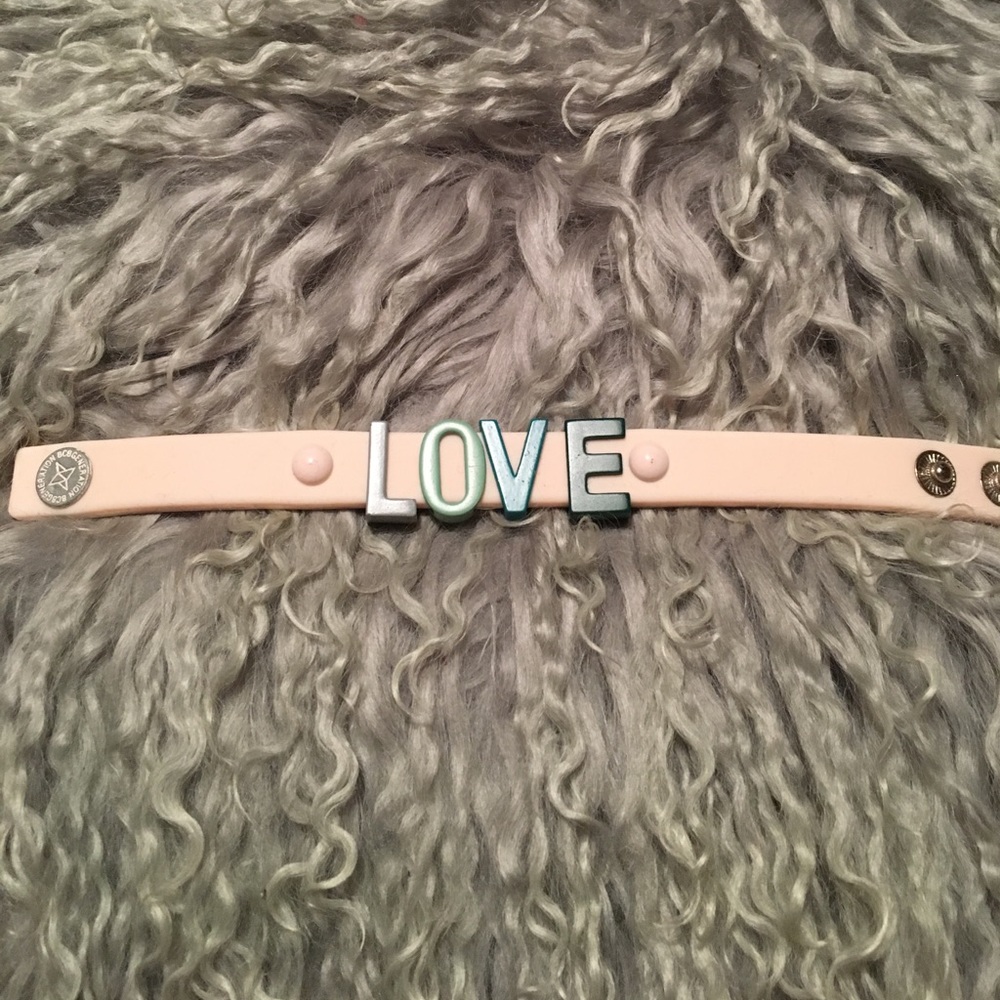 BCBG pale pink love bracelet