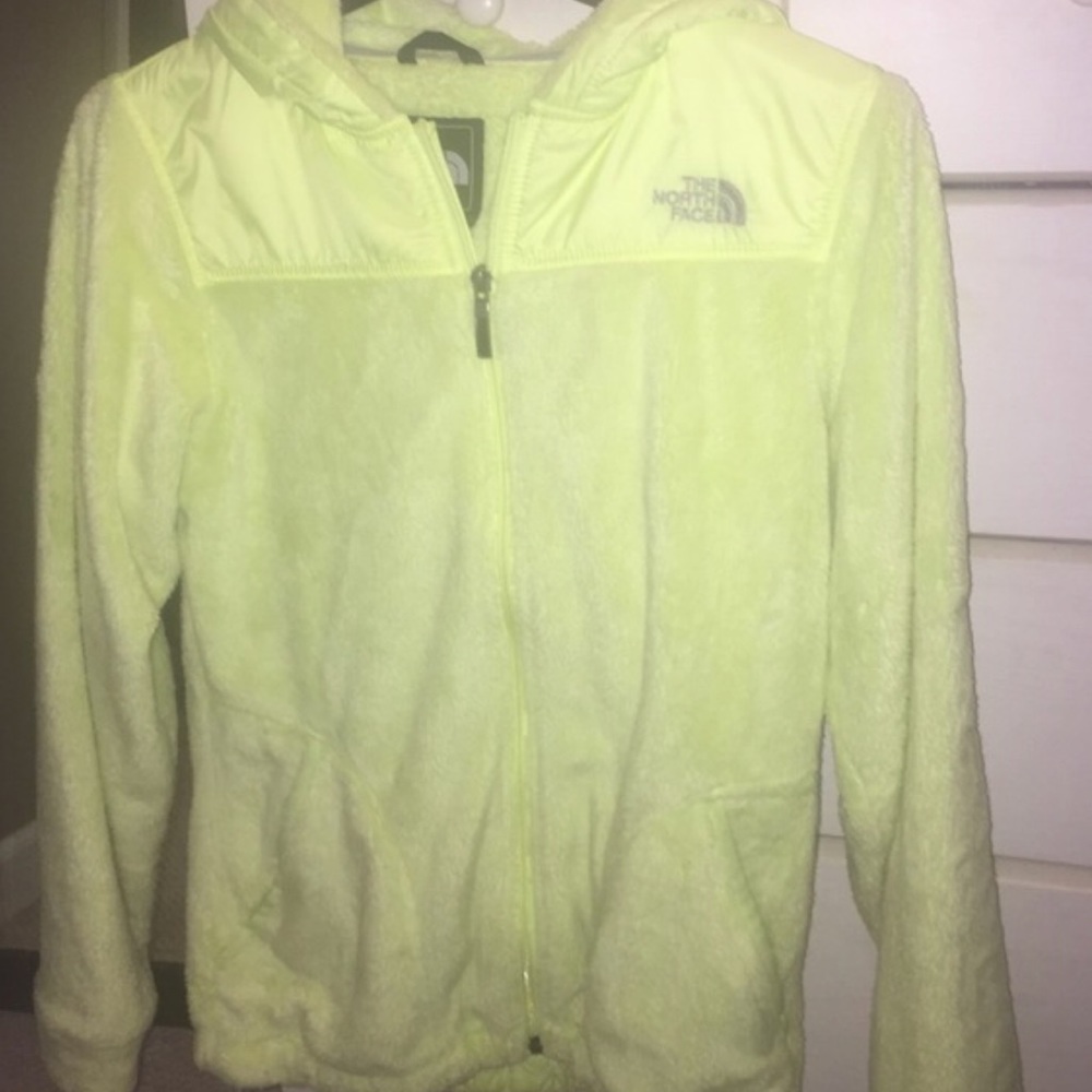 Neon Yellow Northface jacket