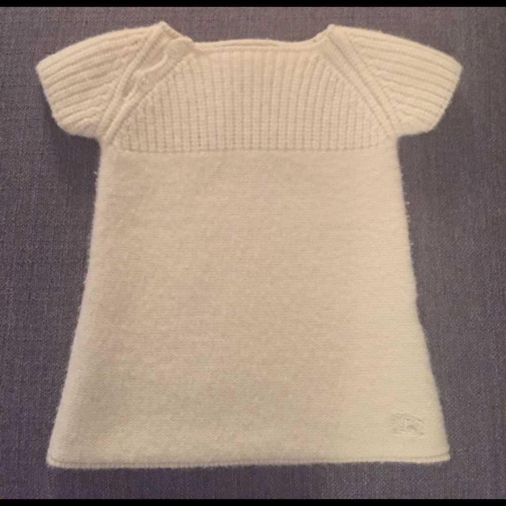 Burberry cashmere blend sweater dress