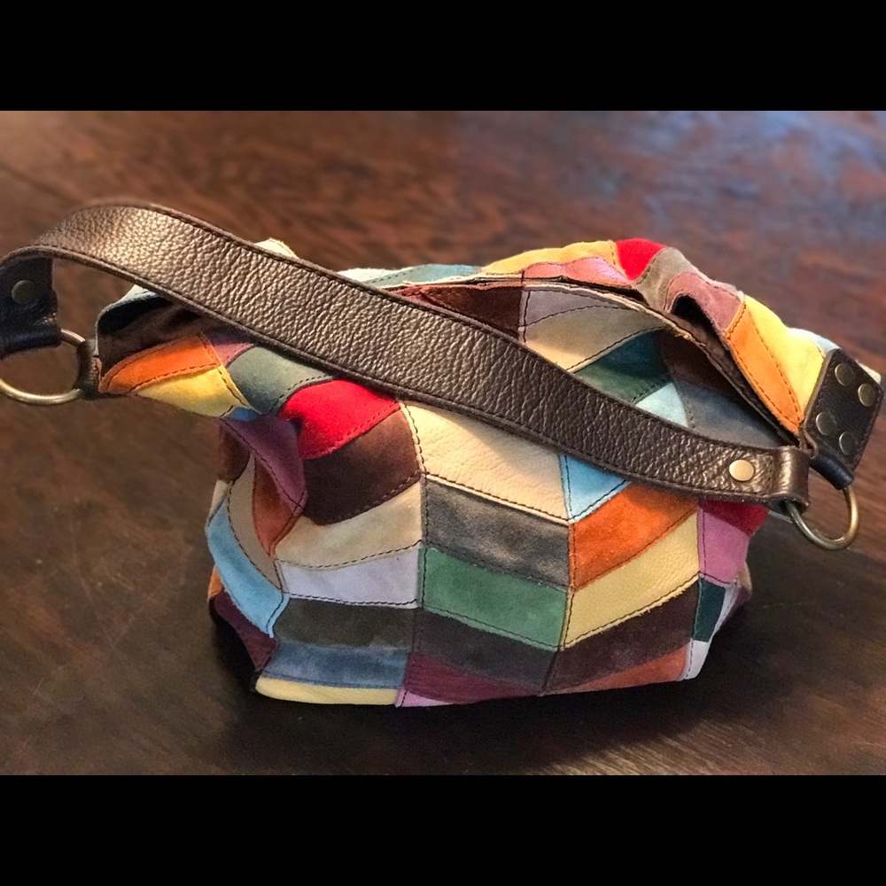 Lucky Brand Patchwork Leather Handbag