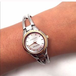 Anne Klein Silver with Gold Accent Watch