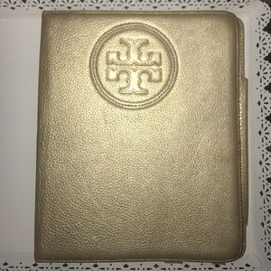Tory Burch gold iPad case