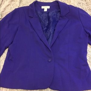 Purple blazer