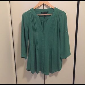 BCBG Green Blouse
