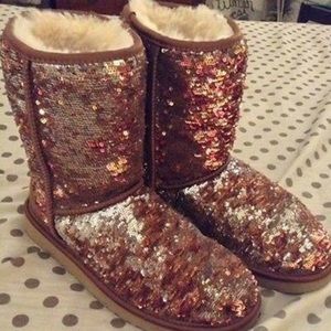 Two-Way Sparkle Ugg Boots