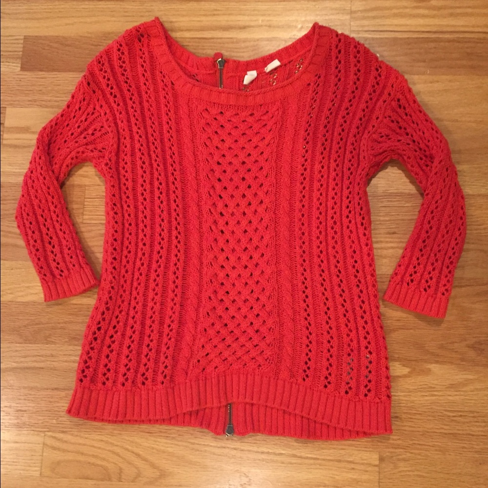 Anthropologie / Moth Cable Knit Sweater
