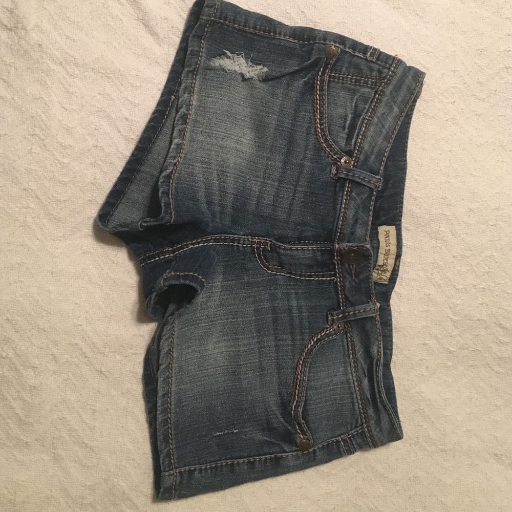 Paris blues shorts