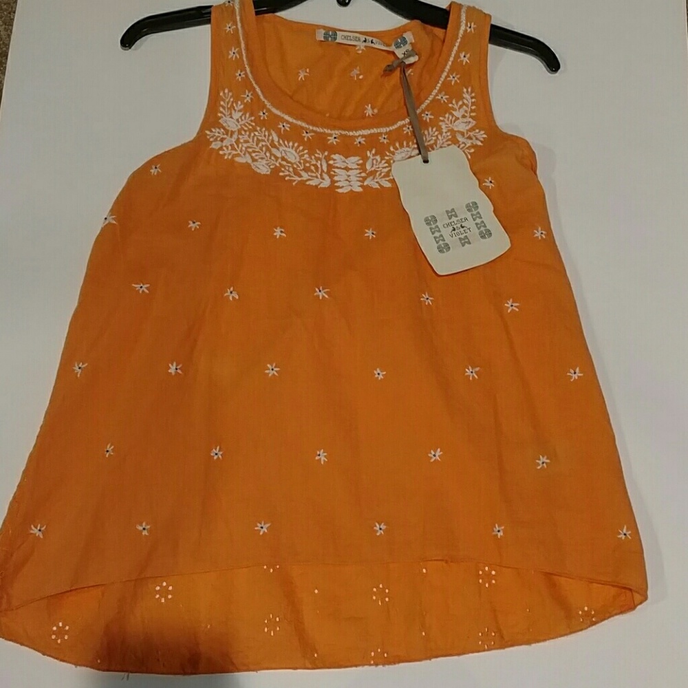 Chelsea and Violet top