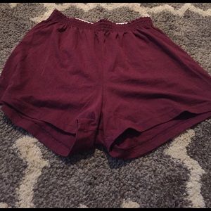 Athletic soccer shorts