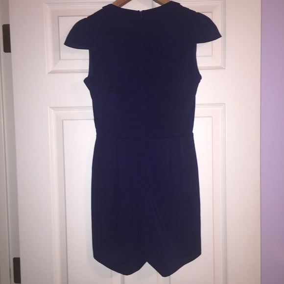 Tobi plunge neckline navy romper - Picture 2 of 5