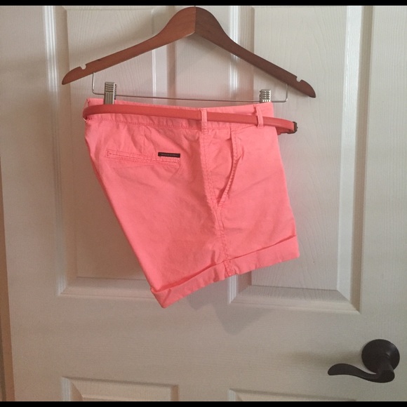 Scotch and Soda Maison neon shorts sz 27. - Picture 4 of 7