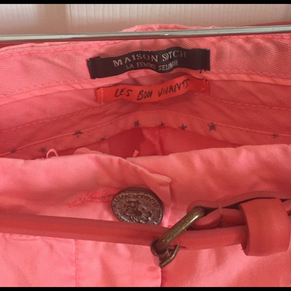 Scotch and Soda Maison neon shorts sz 27. - Picture 5 of 7